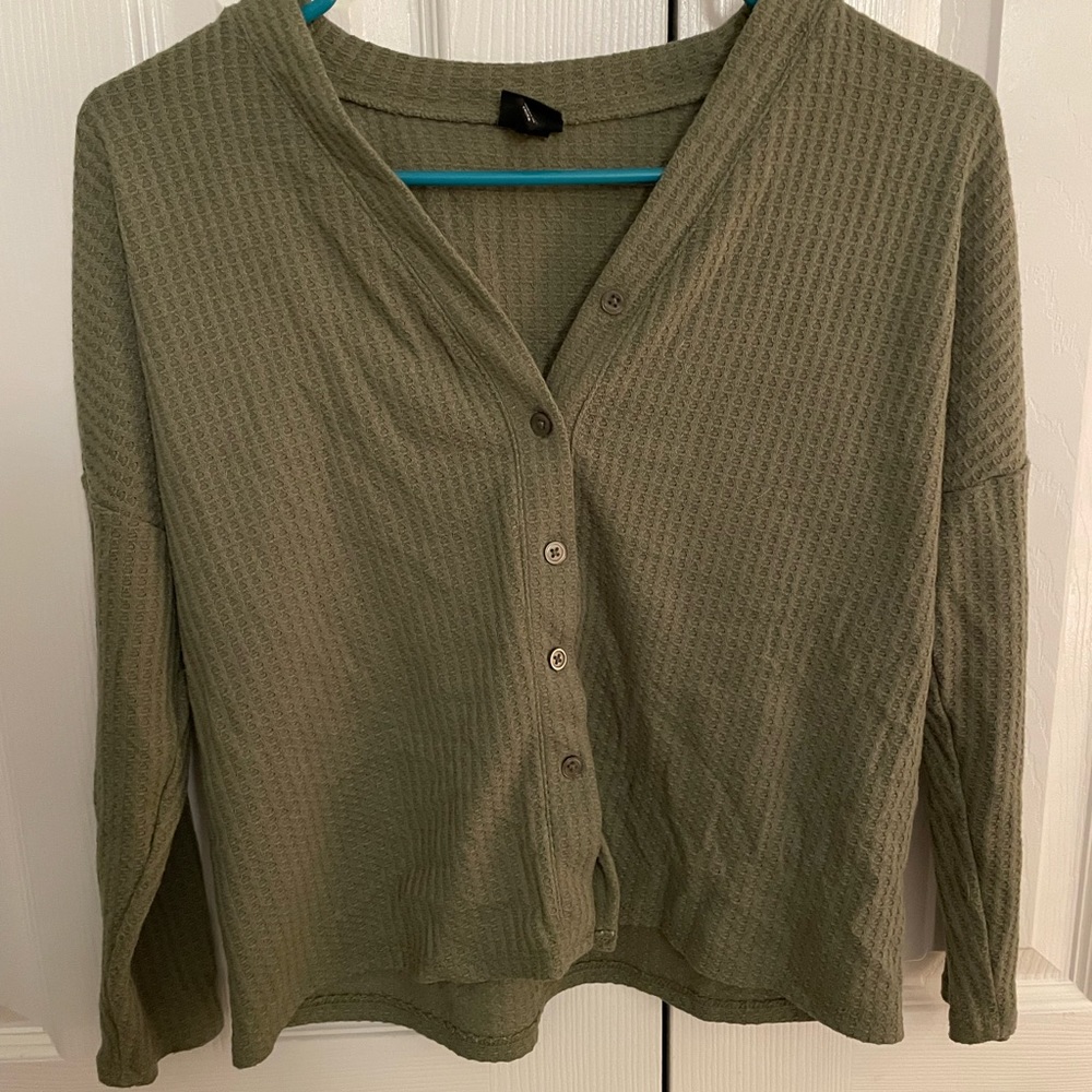 Target waffle knit Cardigan
